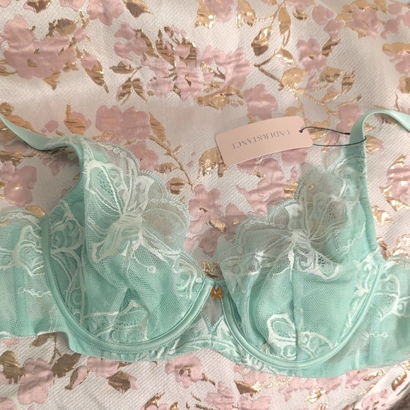 NWT Butterfly Mist Green Arabella Bra - Picture 2 of 4